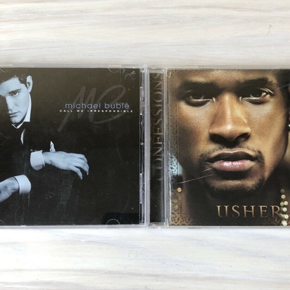 Usher Confessions & Michael Buble Call Me Irresponsible Music CDs - Picture 2 of 6